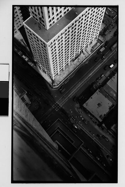 [Lexington Avenue and 42nd Street Intersection, From Roof of Chanin Building, New York City], Walker Evans (American, St. Louis, Missouri 1903–1975 New Haven, Connecticut), Film negative 