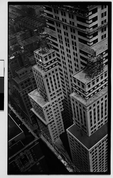 [Partial View of Chrysler Building, From Roof of Chanin Building, New York City], Walker Evans (American, St. Louis, Missouri 1903–1975 New Haven, Connecticut), Film negative 
