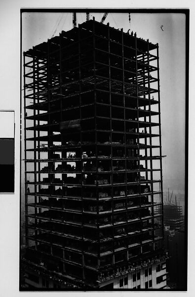 [Chrysler Building Construction, From Roof of Chanin Building, New York City], Walker Evans (American, St. Louis, Missouri 1903–1975 New Haven, Connecticut), Film negative 