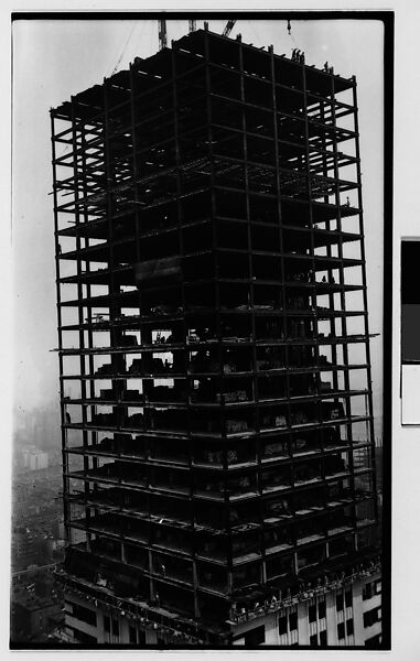 [Chrysler Building Construction, From Roof of Chanin Building, New York City], Walker Evans (American, St. Louis, Missouri 1903–1975 New Haven, Connecticut), Film negative 