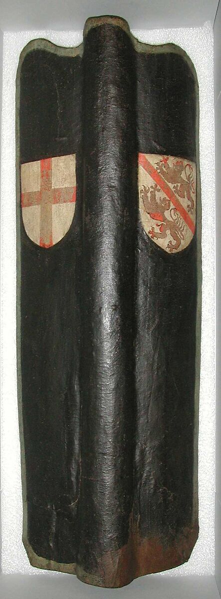 Archer's Shield (Pavise), Wood, gesso, pigment, Swiss 