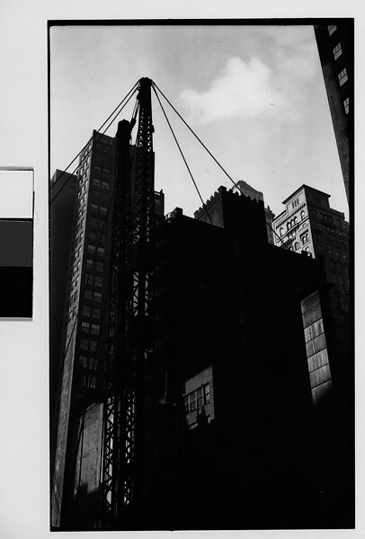[Lincoln Building Construction Site, Forty-Second Street and Park Avenue, New York City], Walker Evans (American, St. Louis, Missouri 1903–1975 New Haven, Connecticut), Film negative 