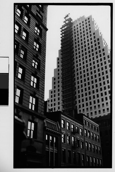 [Chrysler Building Construction, from Below, New York City], Walker Evans (American, St. Louis, Missouri 1903–1975 New Haven, Connecticut), Film negative 