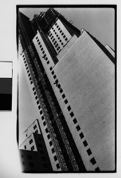 [Chrysler Building Construction, from Below, New York City], Walker Evans (American, St. Louis, Missouri 1903–1975 New Haven, Connecticut), Film negative 