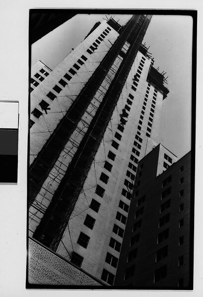 [Chrysler Building Construction, from Below, New York City], Walker Evans (American, St. Louis, Missouri 1903–1975 New Haven, Connecticut), Film negative 