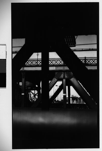 [Bridge Ramps and Trussing, New York City], Walker Evans (American, St. Louis, Missouri 1903–1975 New Haven, Connecticut), Film negative 