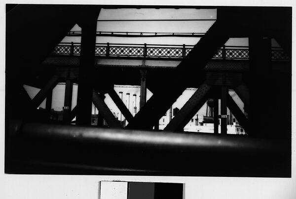 [Bridge Ramps and Trussing, New York City], Walker Evans (American, St. Louis, Missouri 1903–1975 New Haven, Connecticut), Film negative 