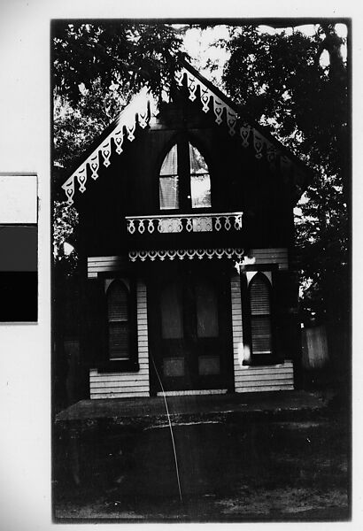 [Folk Victorian House, Oak Bluffs, Massachusetts or Ossining, New York], Walker Evans (American, St. Louis, Missouri 1903–1975 New Haven, Connecticut), Film negative 