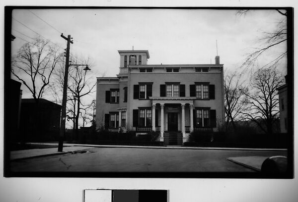 [Greek Revival House, From Across Street], Walker Evans (American, St. Louis, Missouri 1903–1975 New Haven, Connecticut), Film negative