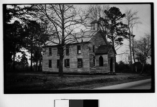 [Wooden Church, Georgia?], Walker Evans (American, St. Louis, Missouri 1903–1975 New Haven, Connecticut), Film negative 