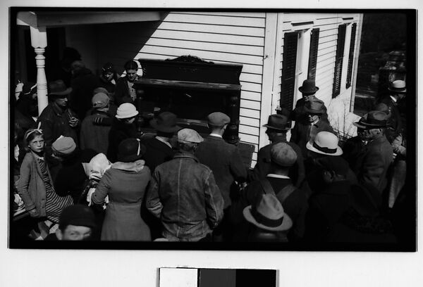 [Crowd at Public Auction], Walker Evans (American, St. Louis, Missouri 1903–1975 New Haven, Connecticut), Film negative 