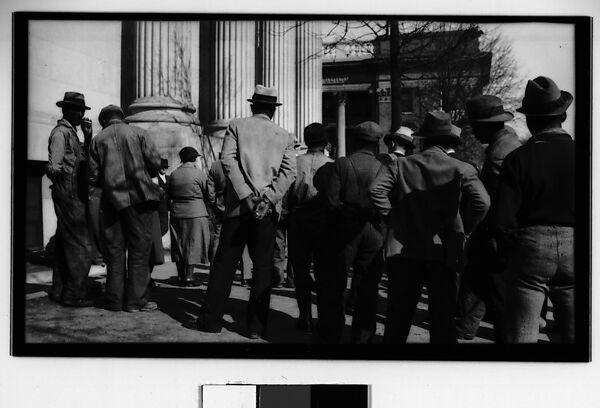 [Crowd in Public Square, from Behind], Walker Evans (American, St. Louis, Missouri 1903–1975 New Haven, Connecticut), Film negative 