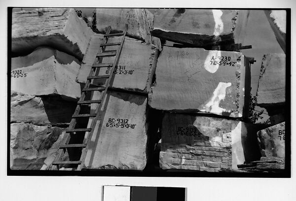 [Rocks and Ladder in Quarry], Walker Evans (American, St. Louis, Missouri 1903–1975 New Haven, Connecticut), Film negative