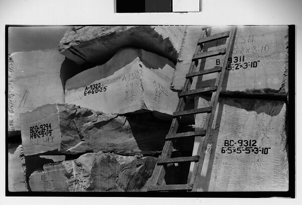 [Rocks and Ladder in Quarry], Walker Evans (American, St. Louis, Missouri 1903–1975 New Haven, Connecticut), Film negative 