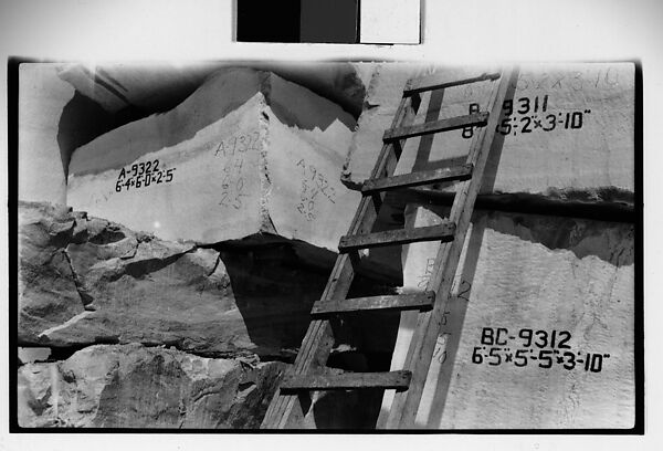 [Rocks and Ladder in Quarry], Walker Evans (American, St. Louis, Missouri 1903–1975 New Haven, Connecticut), Film negative 