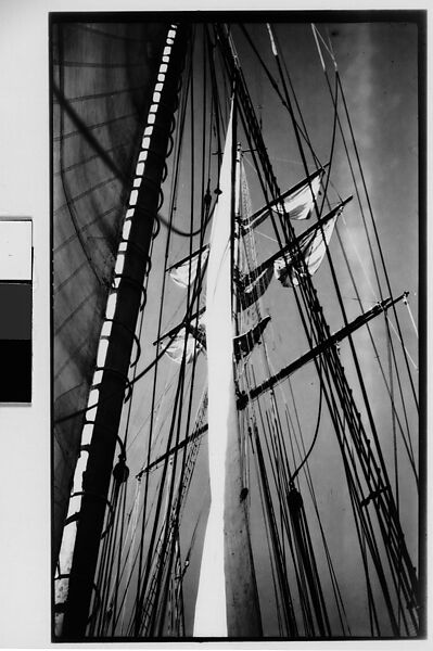 [South Seas: Detail of Mast and Rigging of Cressida], Walker Evans (American, St. Louis, Missouri 1903–1975 New Haven, Connecticut), Film negative 