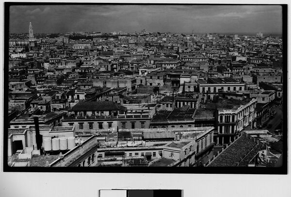 [View of Havana, Cuba, From the New Telephone Company Tower], Walker Evans (American, St. Louis, Missouri 1903–1975 New Haven, Connecticut), Film negative 