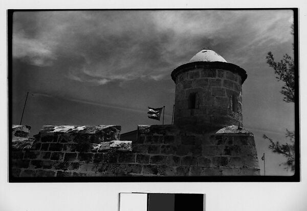 [Rampart and Tower, El Castillo de San Salvador de la Punta Fortress, Havana, Cuba], Walker Evans (American, St. Louis, Missouri 1903–1975 New Haven, Connecticut), Film negative 