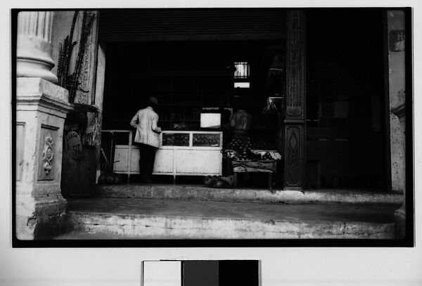 [Fruit Market, Havana], Walker Evans (American, St. Louis, Missouri 1903–1975 New Haven, Connecticut), Film negative 
