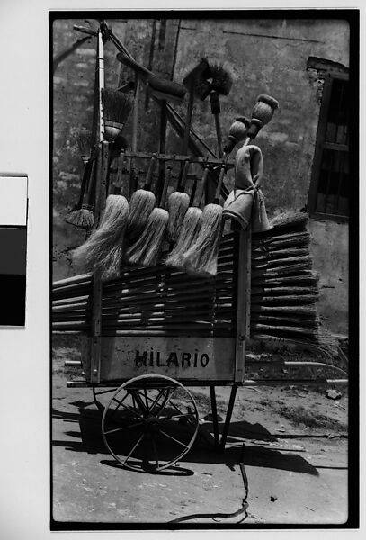 [Broom Vendor's Cart, Havana], Walker Evans (American, St. Louis, Missouri 1903–1975 New Haven, Connecticut), Film negative 