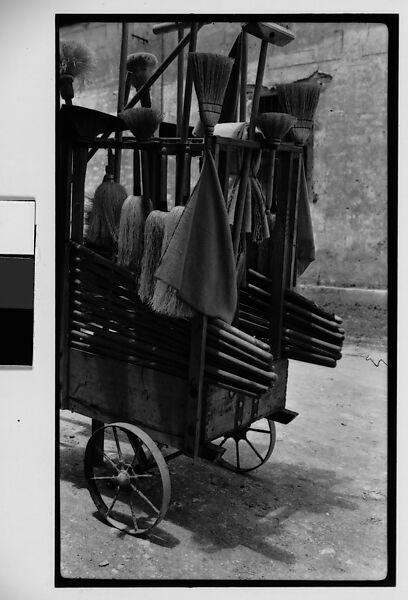 [Broom Vendor's Cart, Havana], Walker Evans (American, St. Louis, Missouri 1903–1975 New Haven, Connecticut), Film negative 