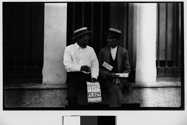 [Lottery Ticket Vendors, Havana], Walker Evans (American, St. Louis, Missouri 1903–1975 New Haven, Connecticut), Film negative 
