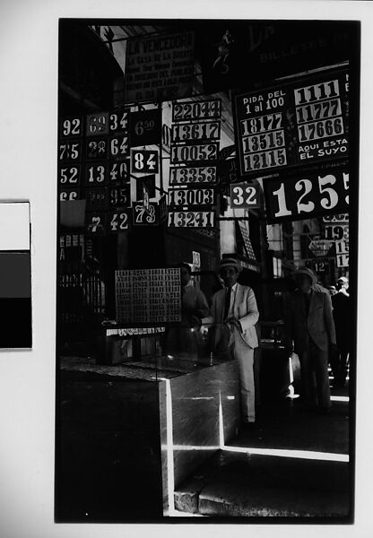 [Lottery Ticket Shop Scene, Havana], Walker Evans (American, St. Louis, Missouri 1903–1975 New Haven, Connecticut), Film negative 