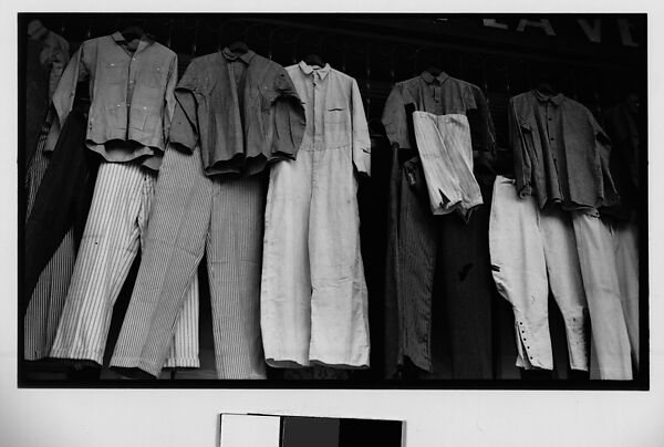 Walker Evans | [Detail of Clothing Shopfront, Havana] | The Met