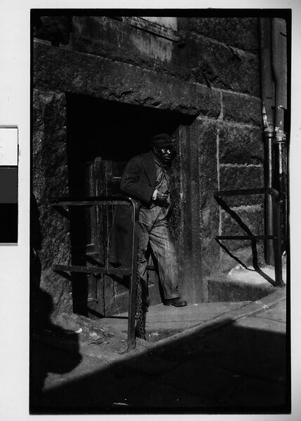 [Longshoreman on South Street, New York City], Walker Evans (American, St. Louis, Missouri 1903–1975 New Haven, Connecticut), Film negative 