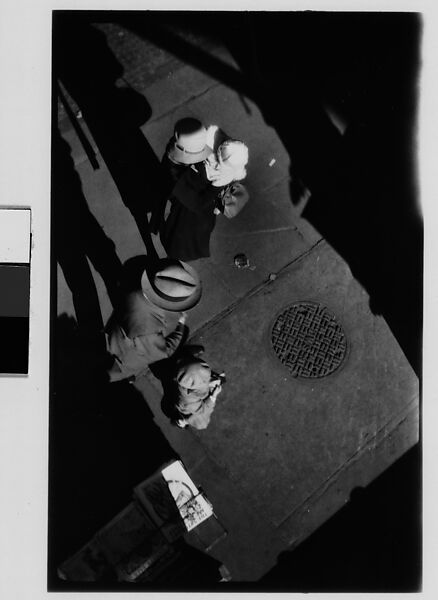 [Pedestrians on Street, Seen From Above, New York City], Walker Evans (American, St. Louis, Missouri 1903–1975 New Haven, Connecticut), Film negative 