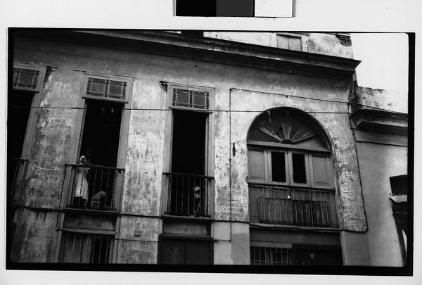 [Balconies, Havana], Walker Evans (American, St. Louis, Missouri 1903–1975 New Haven, Connecticut), Film negative 