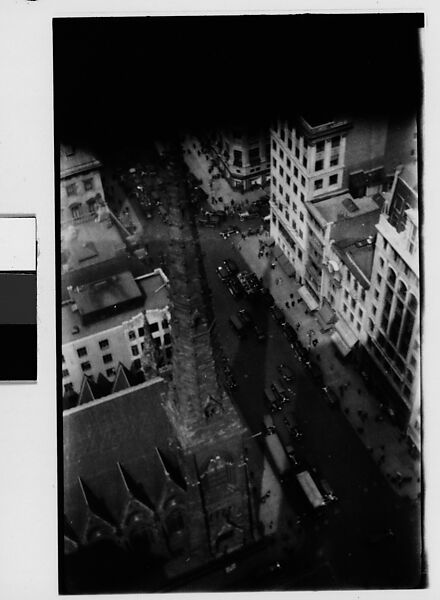 [New York City Intersection, From High Elevation], Walker Evans (American, St. Louis, Missouri 1903–1975 New Haven, Connecticut), Film negative 