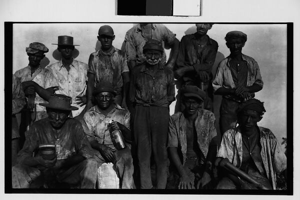 [Coal Dockworkers, Havana], Walker Evans (American, St. Louis, Missouri 1903–1975 New Haven, Connecticut), Film negative 