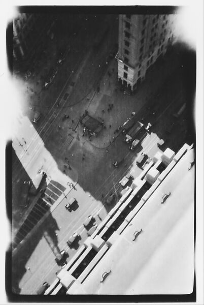 [New York City Street, From High Elevation], Walker Evans (American, St. Louis, Missouri 1903–1975 New Haven, Connecticut), Film negative 
