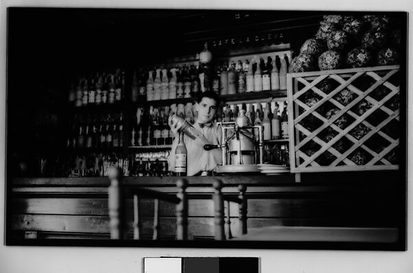 [Bartender, Havana], Walker Evans (American, St. Louis, Missouri 1903–1975 New Haven, Connecticut), Film negative 