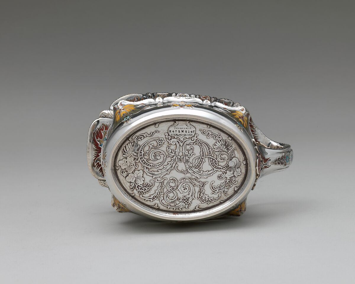 Creamer, Tiffany &amp; Co. (1837–present), Silver, silver-gilt and enamel, American