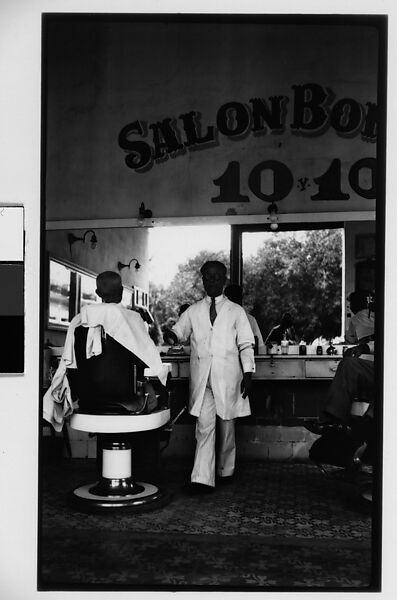 [Barber Shop Scene, Havana], Walker Evans (American, St. Louis, Missouri 1903–1975 New Haven, Connecticut), Film negative 