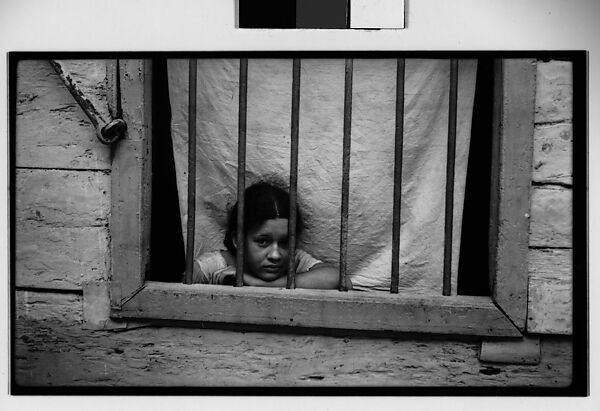[Girl Behind Barred Window, Havana], Walker Evans (American, St. Louis, Missouri 1903–1975 New Haven, Connecticut), Film negative 