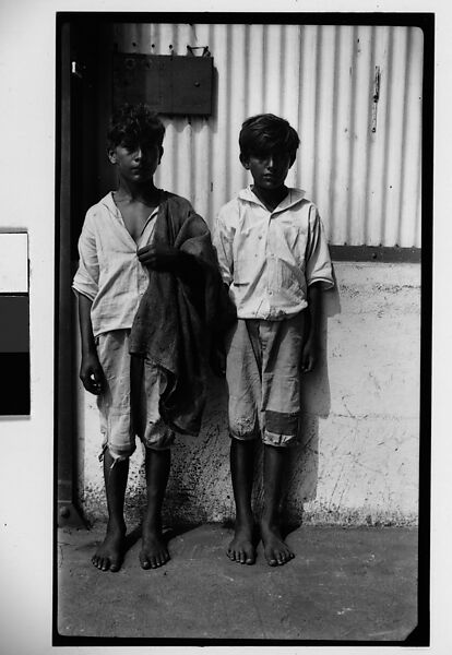 [Two Barefooted Boys, Havana], Walker Evans (American, St. Louis, Missouri 1903–1975 New Haven, Connecticut), Film negative 