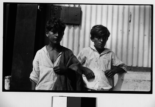 [Two Boys, Havana], Walker Evans (American, St. Louis, Missouri 1903–1975 New Haven, Connecticut), Film negative 
