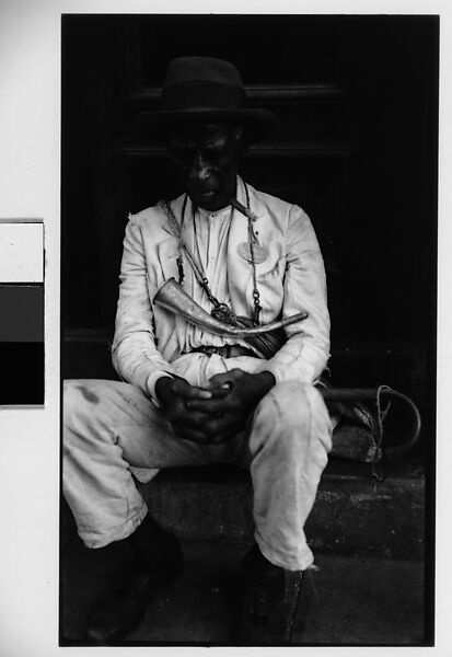 [Man Asleep on Stoop, Havana], Walker Evans (American, St. Louis, Missouri 1903–1975 New Haven, Connecticut), Film negative 