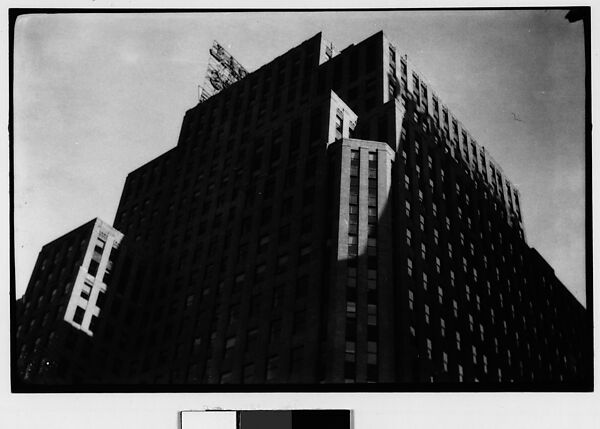 [General Motors Building, New York City], Walker Evans (American, St. Louis, Missouri 1903–1975 New Haven, Connecticut), Film negative 