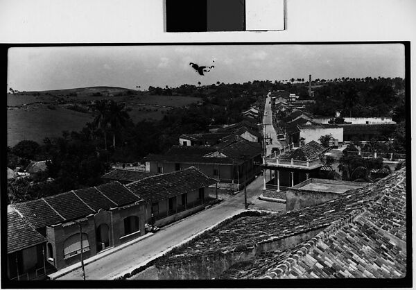 [Street, From Above, Outskirts of Havana], Walker Evans (American, St. Louis, Missouri 1903–1975 New Haven, Connecticut), Film negative 