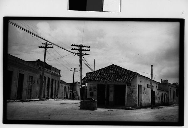 [Cafe Superior, Guanabacoa (?), Outskirts of Havana], Walker Evans (American, St. Louis, Missouri 1903–1975 New Haven, Connecticut), Film negative 
