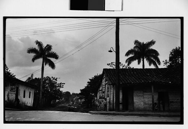 [Road and Shack in Village, Cuba], Walker Evans (American, St. Louis, Missouri 1903–1975 New Haven, Connecticut), Film negative 