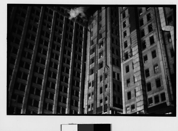 [Skyscrapers, New York City], Walker Evans (American, St. Louis, Missouri 1903–1975 New Haven, Connecticut), Film negative 