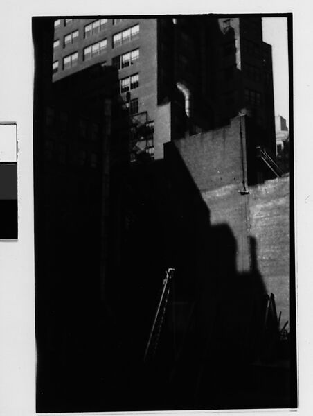 [Construction Site with Cranes, New York City], Walker Evans (American, St. Louis, Missouri 1903–1975 New Haven, Connecticut), Film negative 