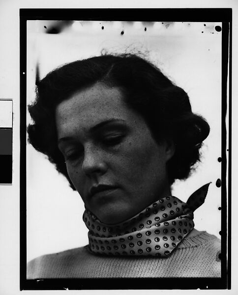 [Elmina Nettleton Soby], Walker Evans (American, St. Louis, Missouri 1903–1975 New Haven, Connecticut), Film negative 