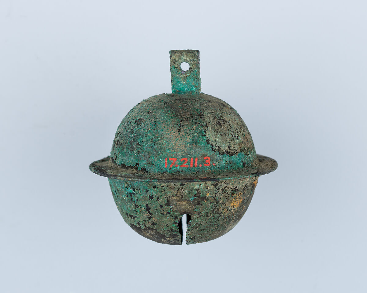 Bells, Probably for a Horse Harness, Bronze, gilding, Japanese