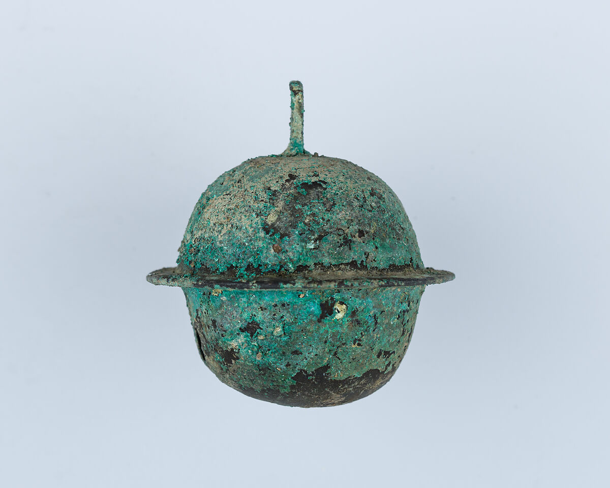 Bells, Probably for a Horse Harness, Bronze, gilding, Japanese